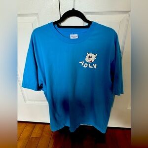 Acme De La Vie baby blue pig shirt Size 2 XL